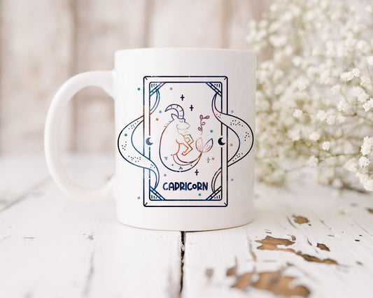 Capricorn star sign mug