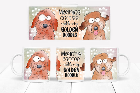 Golden Doodle Dog Mug